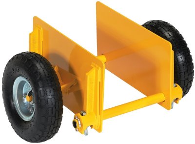 Steel Adjustable Panel Dolly With Pneumatic Wheels